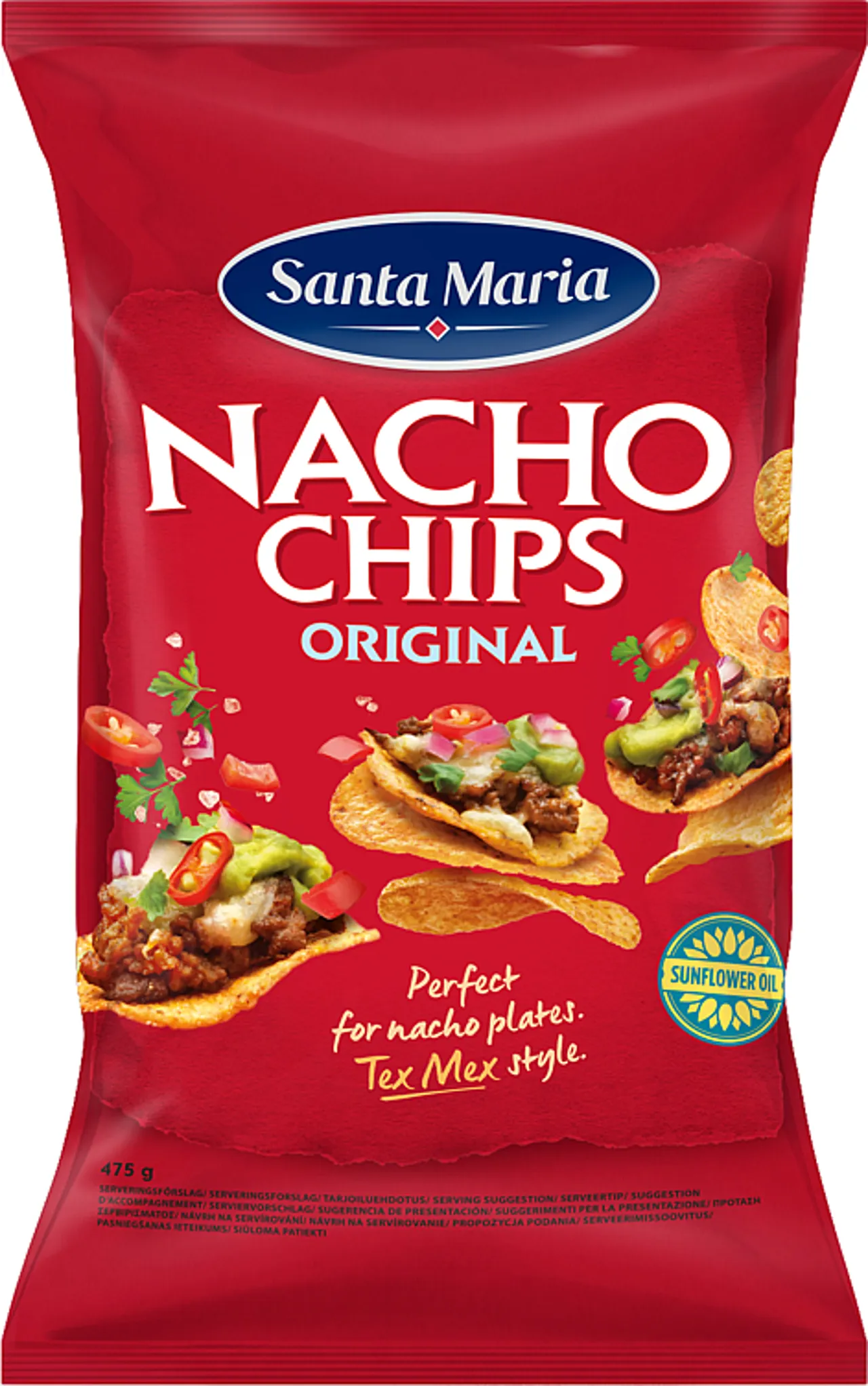 NACHO CHIPS 475G SANTA MARIA