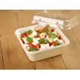 SALATBOKS CLASSIC 4-KANT FIBER 900ML BRUN