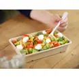 SALATBOKS CLASSIC REKTANGULAR FIBER 1200ML BRUN