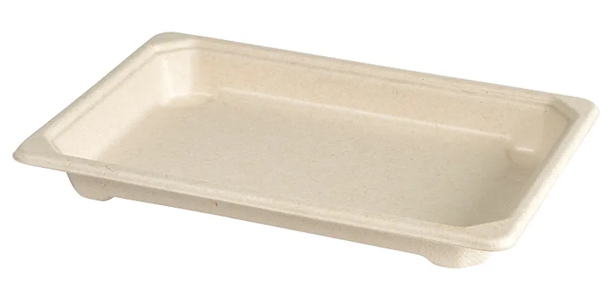 SUSHI & DELI TALLERKEN FIBER PLA 184X128X22MM SMALL SUSHI & DELI TALLERKEN FIBER PLA 184X128X22MM SMALL