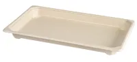 Sushi & Deli Tallerken Fiber Pla 235x145x22mm Large