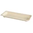 SUSHI & DELI TALLERKEN FIBER PLA 220X90X22 SLIM LONG