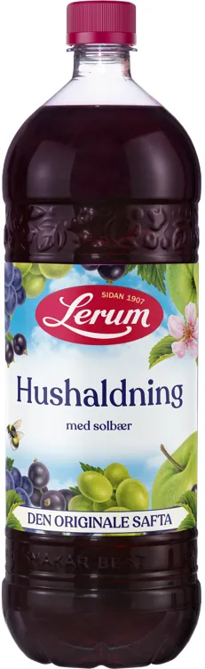 HUSHOLDNINGSSAFT M/SOLBÆR 1,5L LERUM HUSHOLDNINGSSAFT M/SOLBÆR 1,5L LERUM