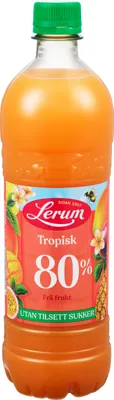Tropisk Frukt Utan Tilsett Sukker 0,75l Lerum