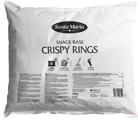 Snack Base Crispy Rings 3kg Santa Maria