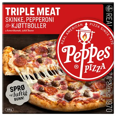 Peppes Triple Meat 570g