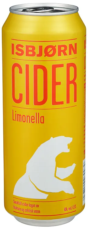 ISBJØRN CIDER LIMONELLA 0,50L BX MACK ISBJØRN CIDER LIMONELLA 0,50L BX MACK