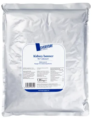 EVERYDAY KIDNEYBØNNER 95% DREN PS 1,95KG EVERYDAY KIDNEYBØNNER 95% DREN PS 1,95KG