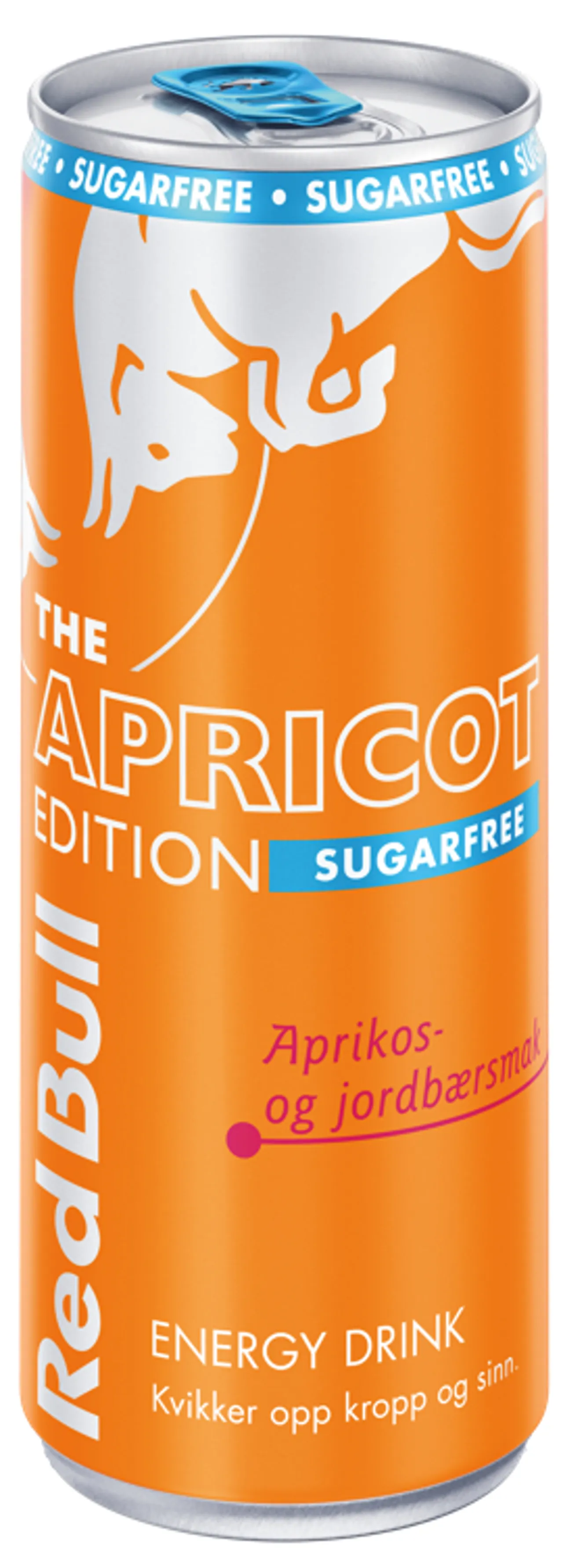 RED BULL ENERGIDRIKK SUKKERFRI APRICOT EDITION APRIKOS- OG J
