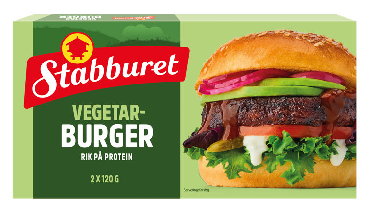 STABBURET VEGETAR BURGERE 2X120G