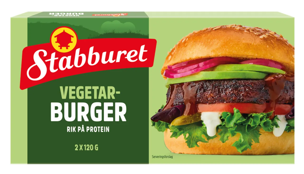 STABBURET VEGETAR BURGERE 2X120G