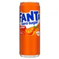FANTA ZERO SUGAR ORANGE 330ML SLEEK BX