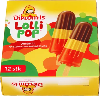 DIPLOM-IS LOLLIPOP 12STK DIPLOM-IS LOLLIPOP 12STK