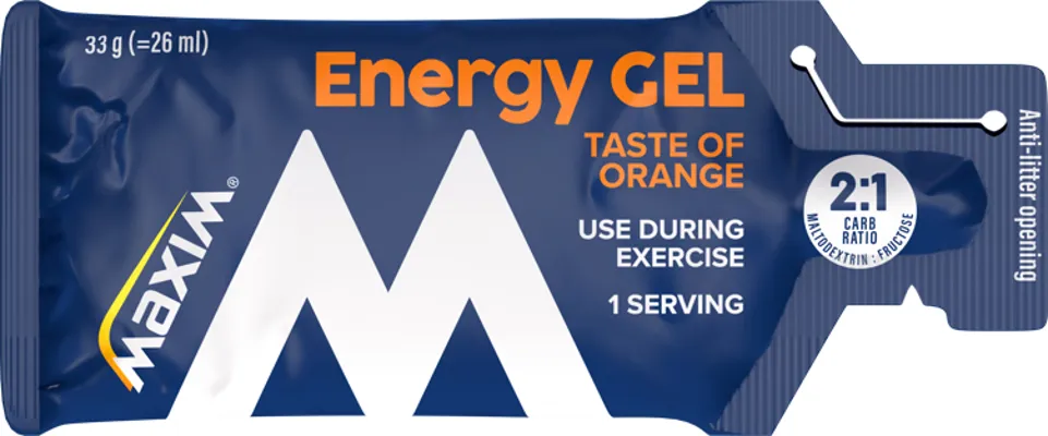 MAXIM E ENERGY GEL ORANGE 33G MAXIM E ENERGY GEL ORANGE 33G