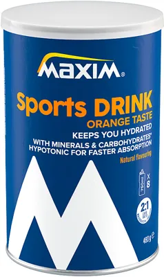MAXIM E SPORTS DRINK ORANGE 480G MAXIM E SPORTS DRINK ORANGE 480G