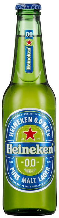 HEINEKEN 0,0 % 0.33L FLASKE