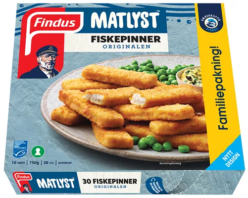 FISKEPINNER ORIGINALEN 750G FISKEPINNER ORIGINALEN 750G
