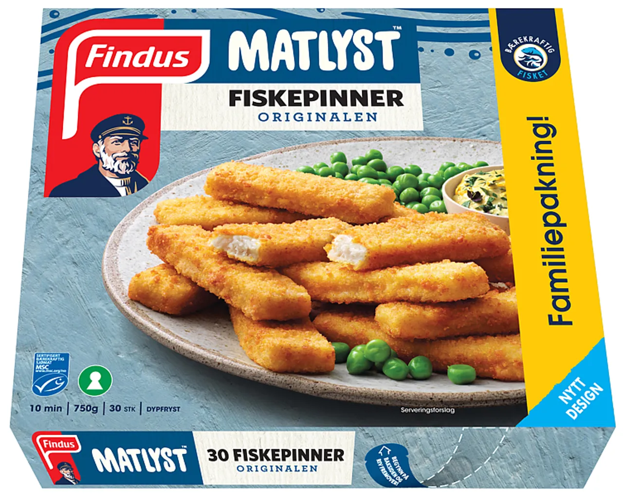 FISKEPINNER ORIGINALEN 750G