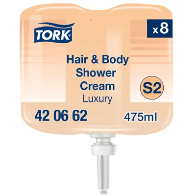 Tork Luksus Hår- Og Dusjsåpe Mini 475ml S2