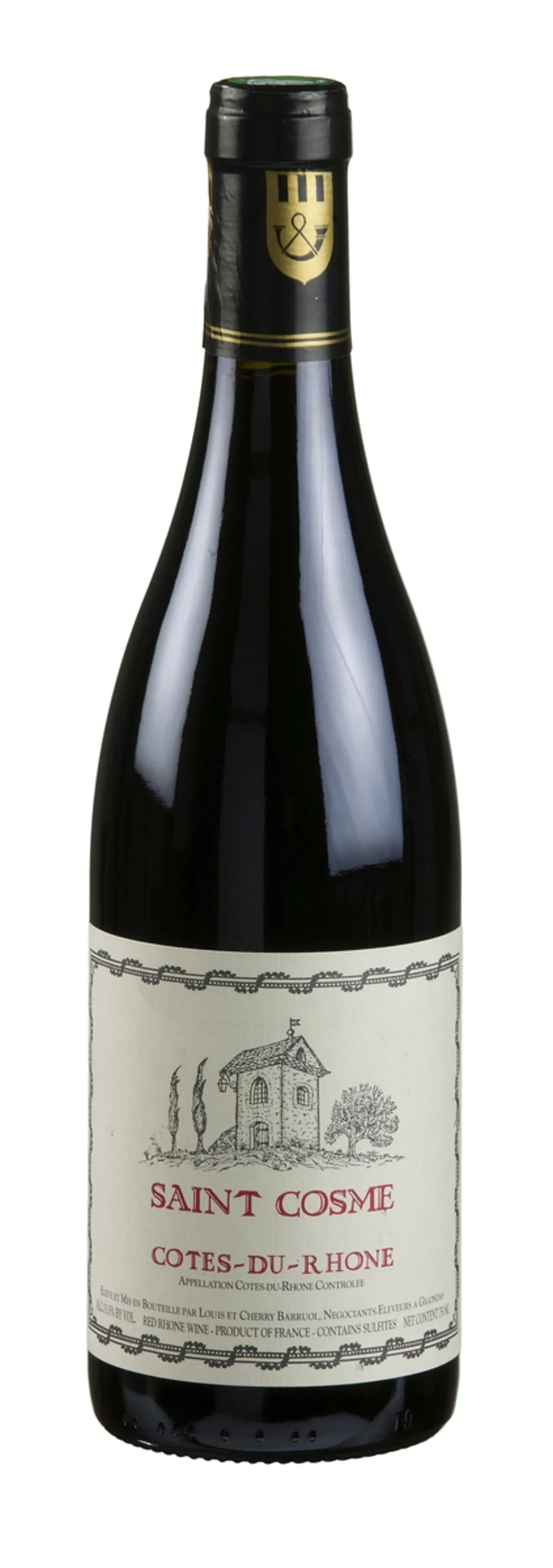 SAINTOSMEOTES DU RHONE 14% 75CL