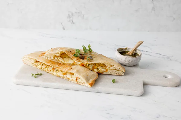 Pizzasandwich Mozzarella, Pesto & Tomat 380g