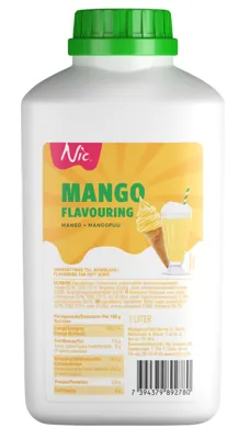 NIC SIRUP MED SMAK AV MANGO, 1 L NIC SIRUP MED SMAK AV MANGO, 1 L