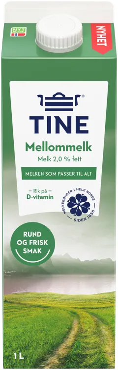 TINE MELLOMMELK 1L TINE MELLOMMELK 1L