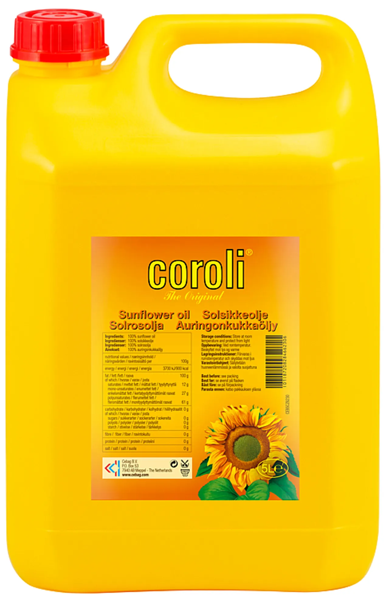 SOLSIKKEOLJE COROLI JC HDPE 5LX4