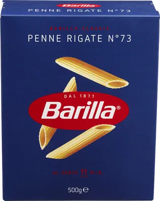 BARILLA PASTA PENNE RIGATE 500G BARILLA PASTA PENNE RIGATE 500G