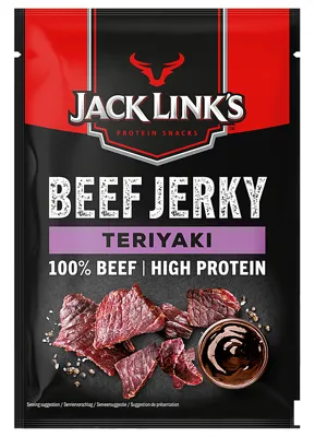 BEEF JERKY TERIYAKI 60G JACK LINK'S BEEF JERKY TERIYAKI 60G JACK LINK'S