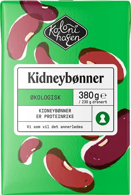Kidneybønner Øko 380g Kolonihagen