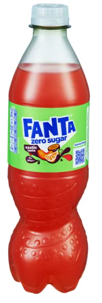 Fanta Zero Sugar Exotic 500ml Flaske