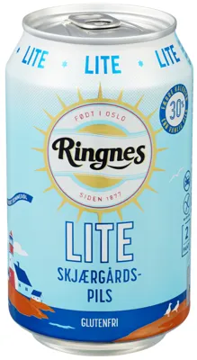 RINGNES SKJÆRGÅRDSPILS LITE 4,3% 33CL RINGNES SKJÆRGÅRDSPILS LITE 4,3% 33CL
