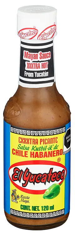 HABANERO HOT 120ML EL YUCATECO HABANERO HOT 120ML EL YUCATECO