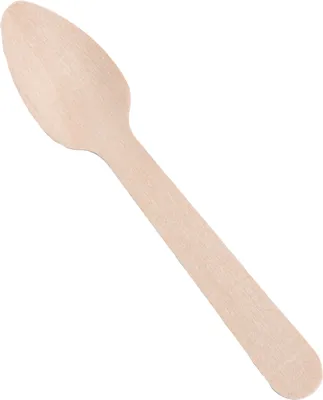 TREBESTIKK TESKJE 110MM VOKSET FSC, 100 STK TREBESTIKK TESKJE 110MM VOKSET FSC, 100 STK