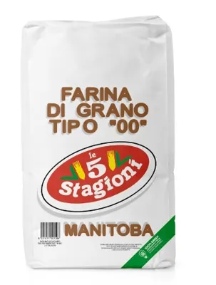 Mel 5 Stagioni Manitoba Tipo 0, 25kg Sekk
