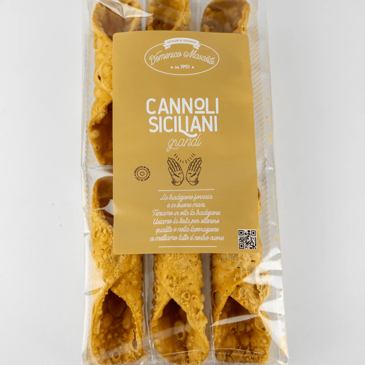 CANNOLI GRANDI SICILIANI 6PK 160G DAC