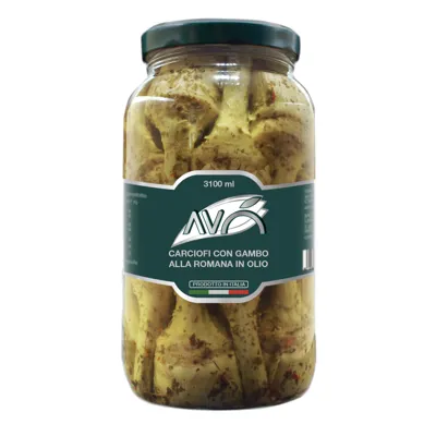 ARTISJOKK M/STILK 3,10L GLASS ANTICA ARTISJOKK M/STILK 3,10L GLASS ANTICA