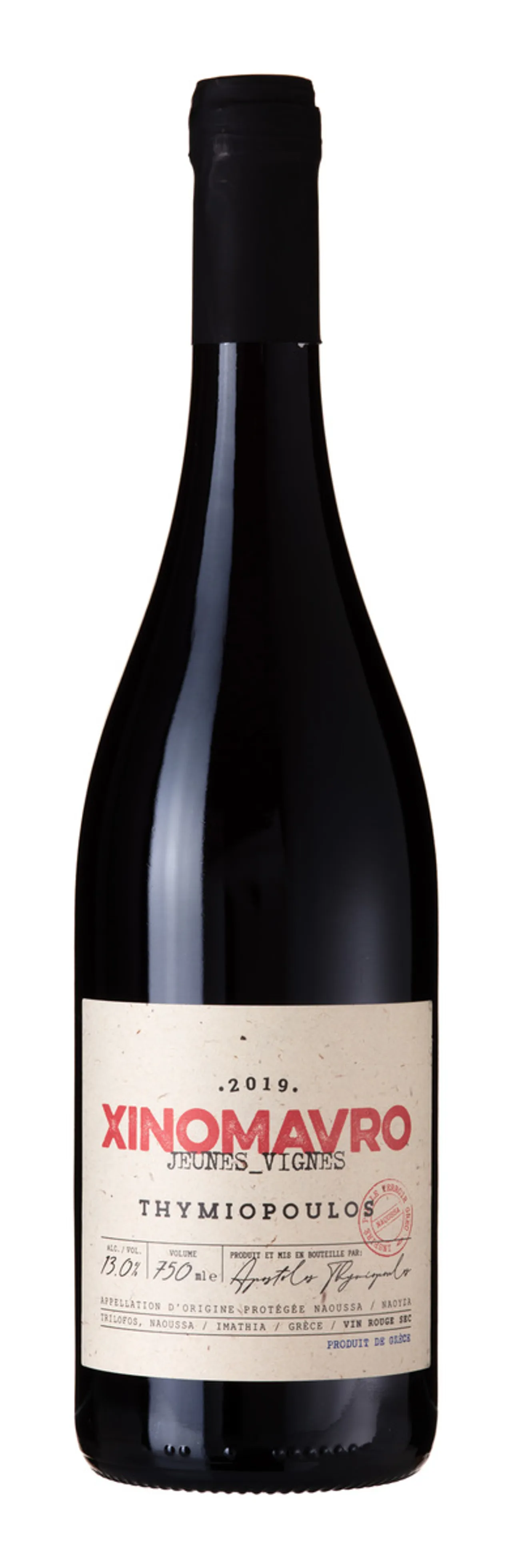 THYMIO JEUNES VIGNES 12,% 75CL