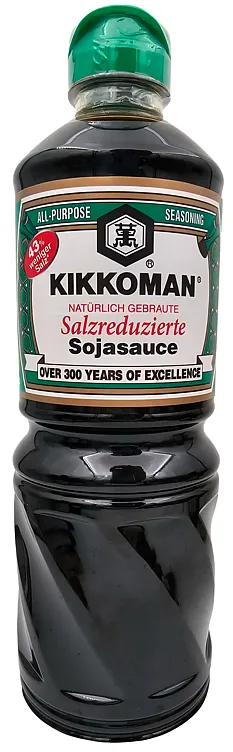 KIKKOMAN SOY SAUCE LESSALT GREEN PET 1L KIKKOMAN SOY SAUCE LESSALT GREEN PET 1L