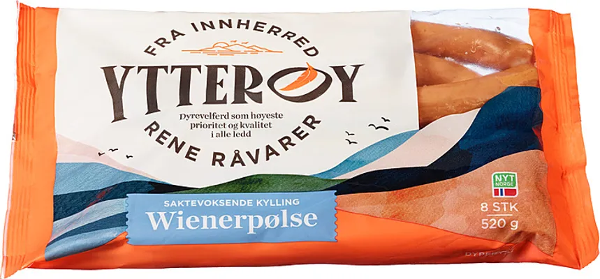 Kyllingwiener 520g Fryst