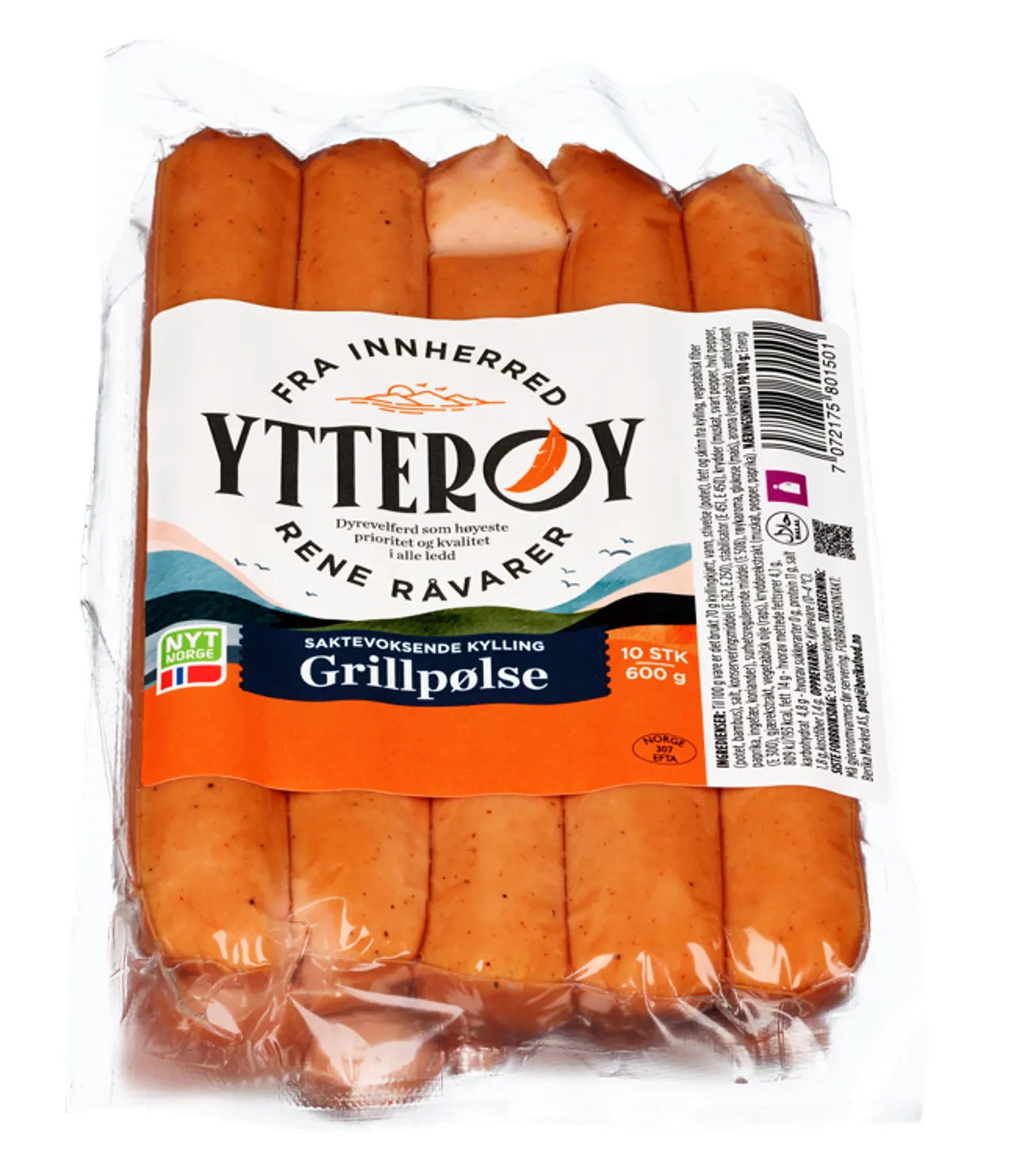 KYLLING GRILLPØLSE 600G KJØL
