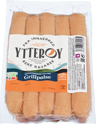 Kylling Grillpølse 600g Fryst