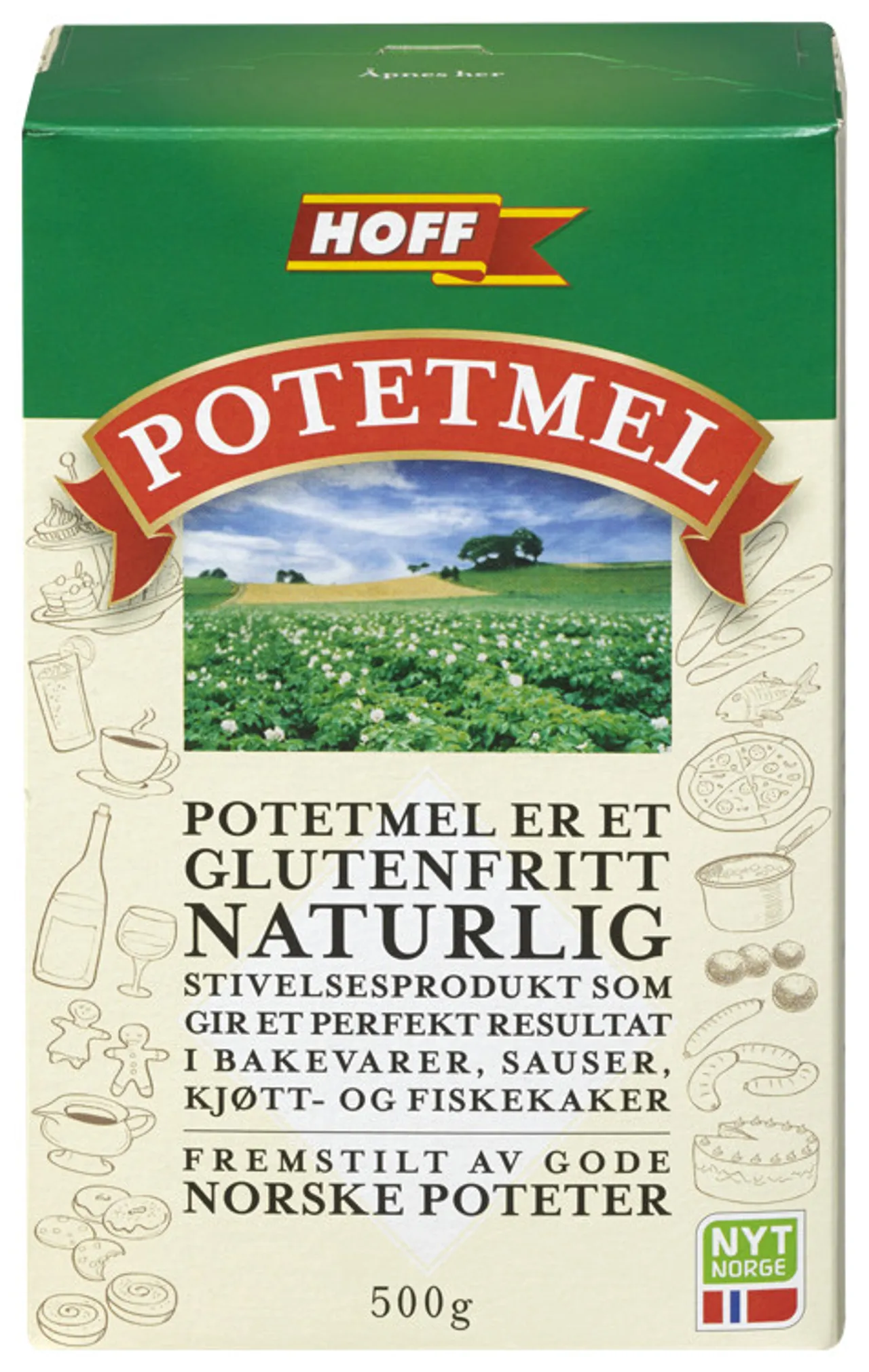 HOFF POTETMEL, 500G