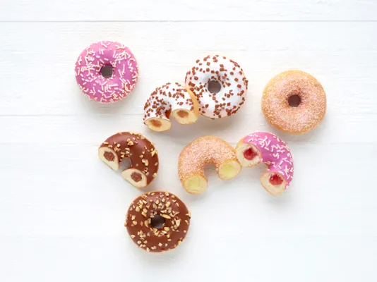 Mini Donuts Mix Bx 48stk (12stk Av 4 Varianter)