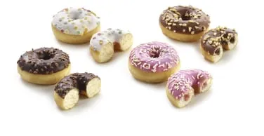 MINI DONUTS MIX BX 48STK (12STK AV 4 VARIANTER) MINI DONUTS MIX BX 48STK (12STK AV 4 VARIANTER)