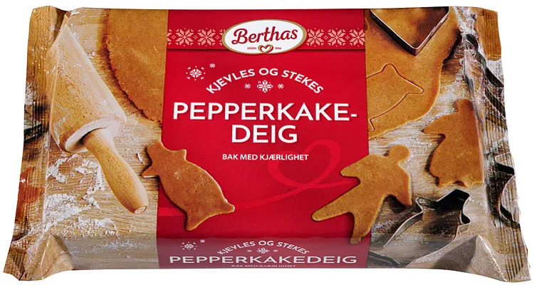 Pepperkakedeig 950g Berthas
