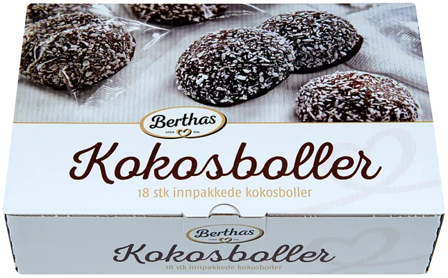 KOKOSBOLLER 18STK 420G BERTHAS KOKOSBOLLER 18STK 420G BERTHAS