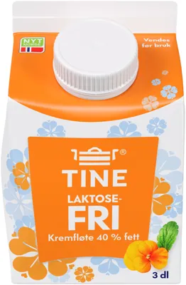 LAKTOSEFRI KREMFLØTE 3DL TINE LAKTOSEFRI KREMFLØTE 3DL TINE