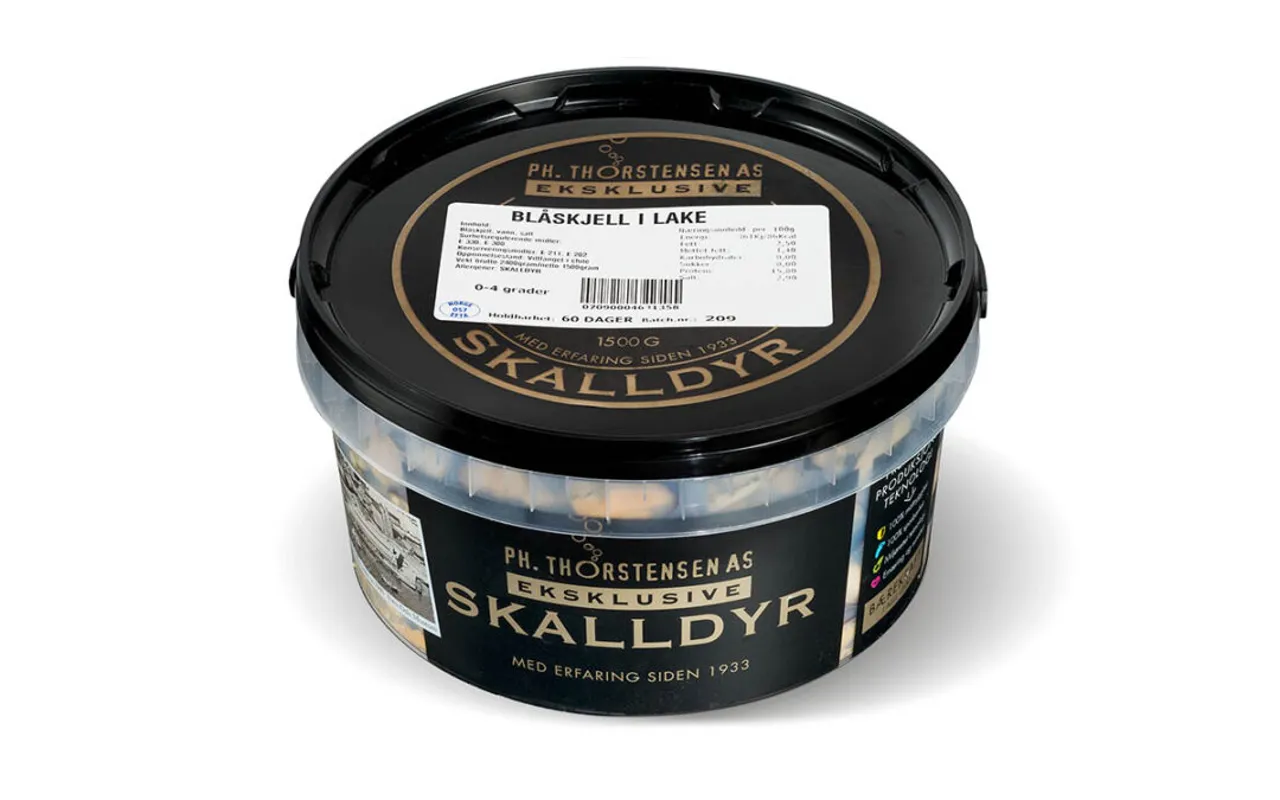 BLÅSKJELL I LAKE PH THORSTENSEN AS 2X1.5KG